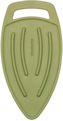 Brabantia Almohadilla de silicona resistente al calor para plancha de vapor (verde tranquilo) soporte protector para plancha caliente, protector de