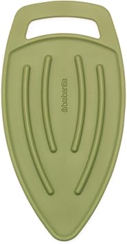 Brabantia - Ironing Pad - Heat Resistant Mat - Protective Flexible Silicone Heat Mat for Hot Iron - Easy to Store - Max. 428F - Laundry Essentials - Protects Ironing Board Cover - Calm Green
