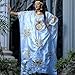 OZLIKA Gold And White African Mali Bazin Rich Boubou Nigerian Wedding Bride Dresses Senegal Women Mix Size Dashiki For Party Basin Riche Long Robe Clothing