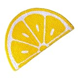 Garneck Zitronen-fußmatten Für Den Außenbereich Halbrunder Teppich Halbrunder Türteppich Küchenmatten Für Den Boden Willkommensmatte