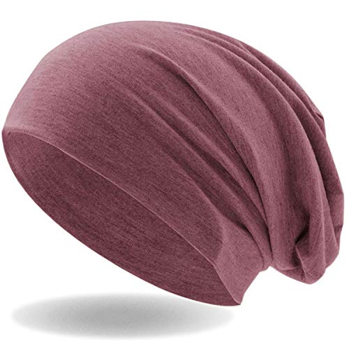 Hatstar® Klassische Slouch Long Beanie Mütze | leicht und weich | für...