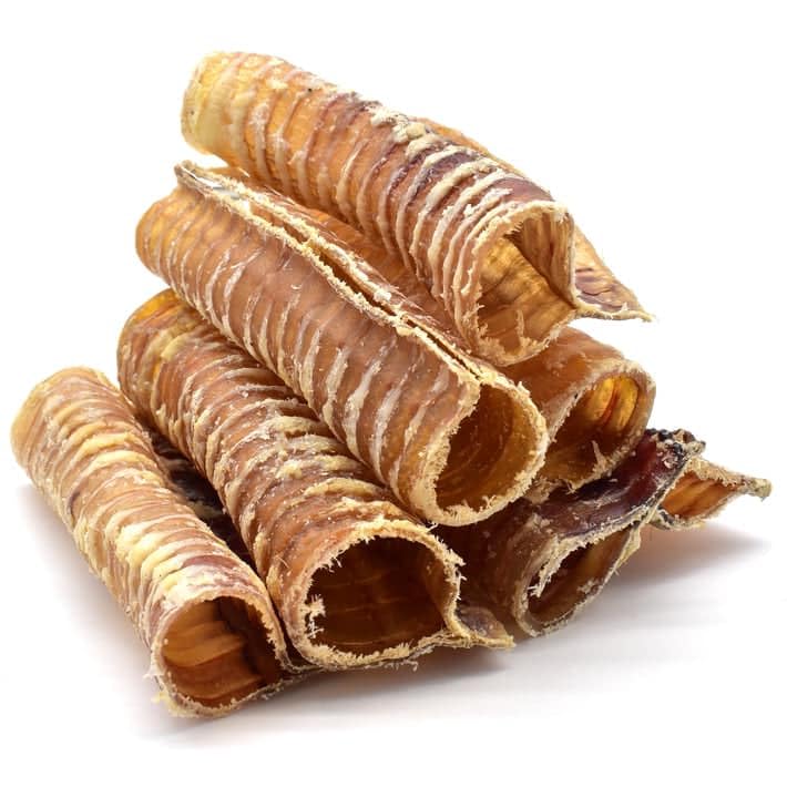 PAWLICIOUS 12-15 Pieces Pet Supplies 500gm Beef Air Pipe Trachea for Dog 15cm 100% Natural Healthy Air Dried Dog Treat Chews