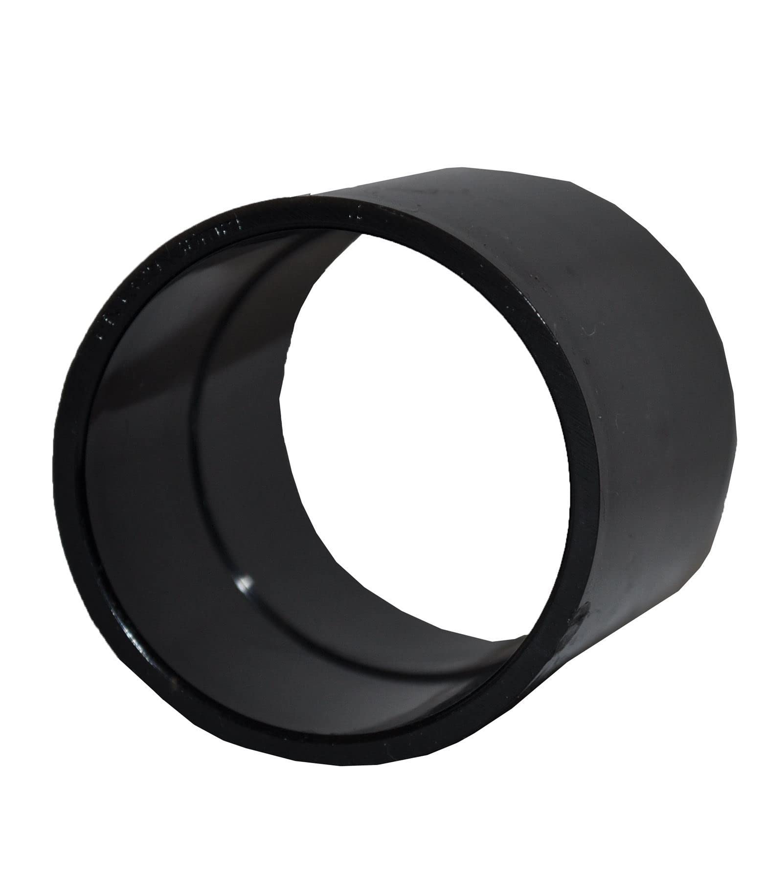 Solvent Black 50mm (56mm) Waste Pipe Coupling - Black