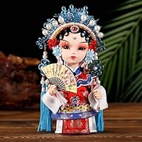 Amazon.co.jp: 中華風人形 中国人形 京劇 インテリア 置物 外国人への