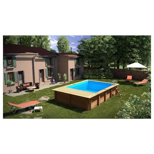 Gre Liner Piscina Madera Natural 620X420X127Cm