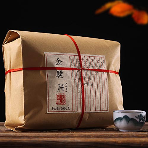 ONWILLTEA - 500g Supreme Organic Jin Jun Mei Black Tea * Jinjunmei Golden Eyebrow Wuyi Wuyishan Tongmuguan Tea Chinese Black Tea