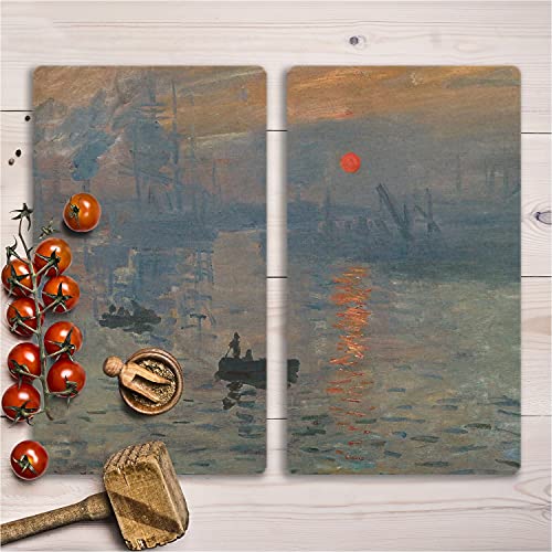 Planche de protection pour plaques induction rayées verre Monet - 4