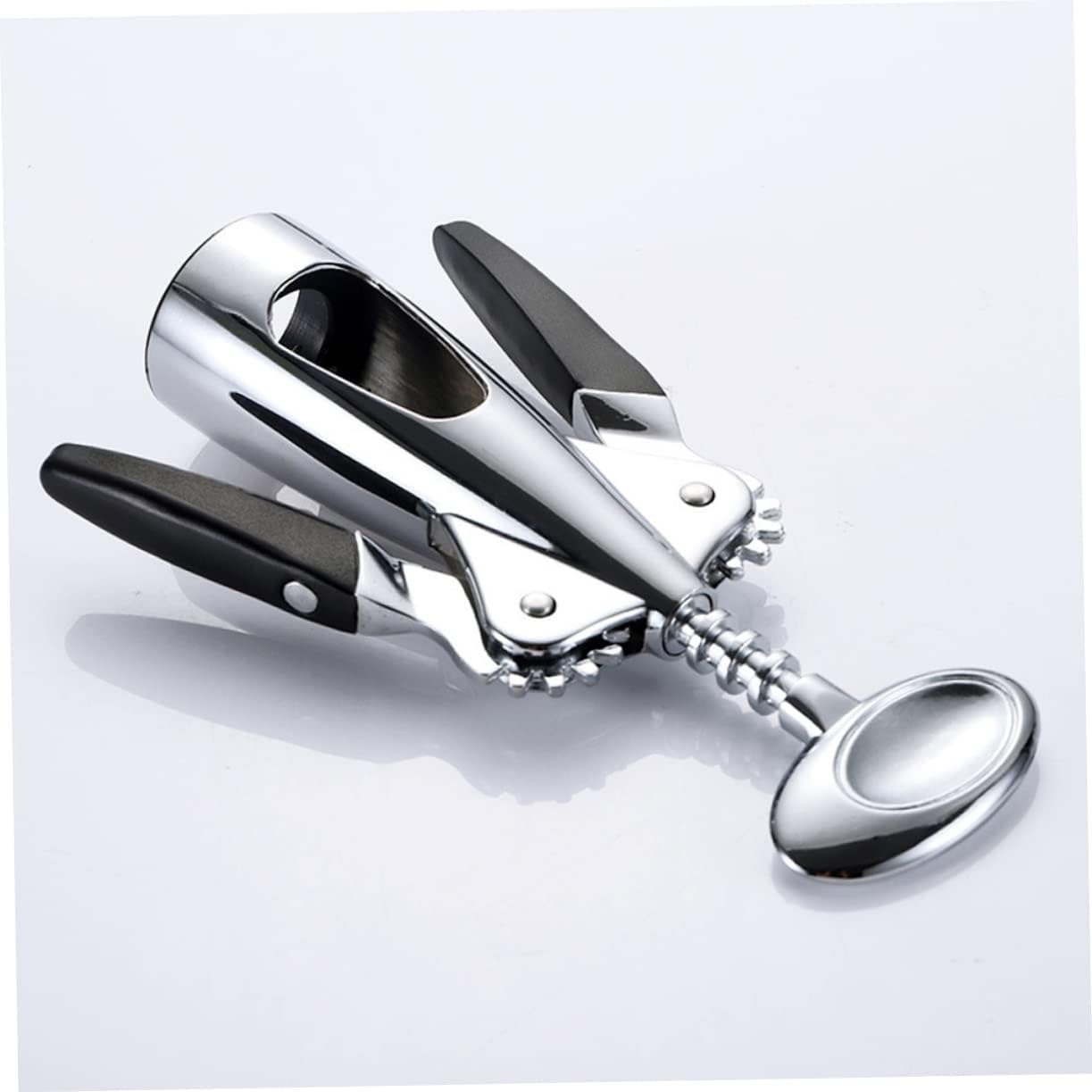 Metal Wine Opener and Beer Bottle Opener Multi-functional Corkscrew for Home Kitchen Bars Restaurants Compact Design Easy to Use for Wine