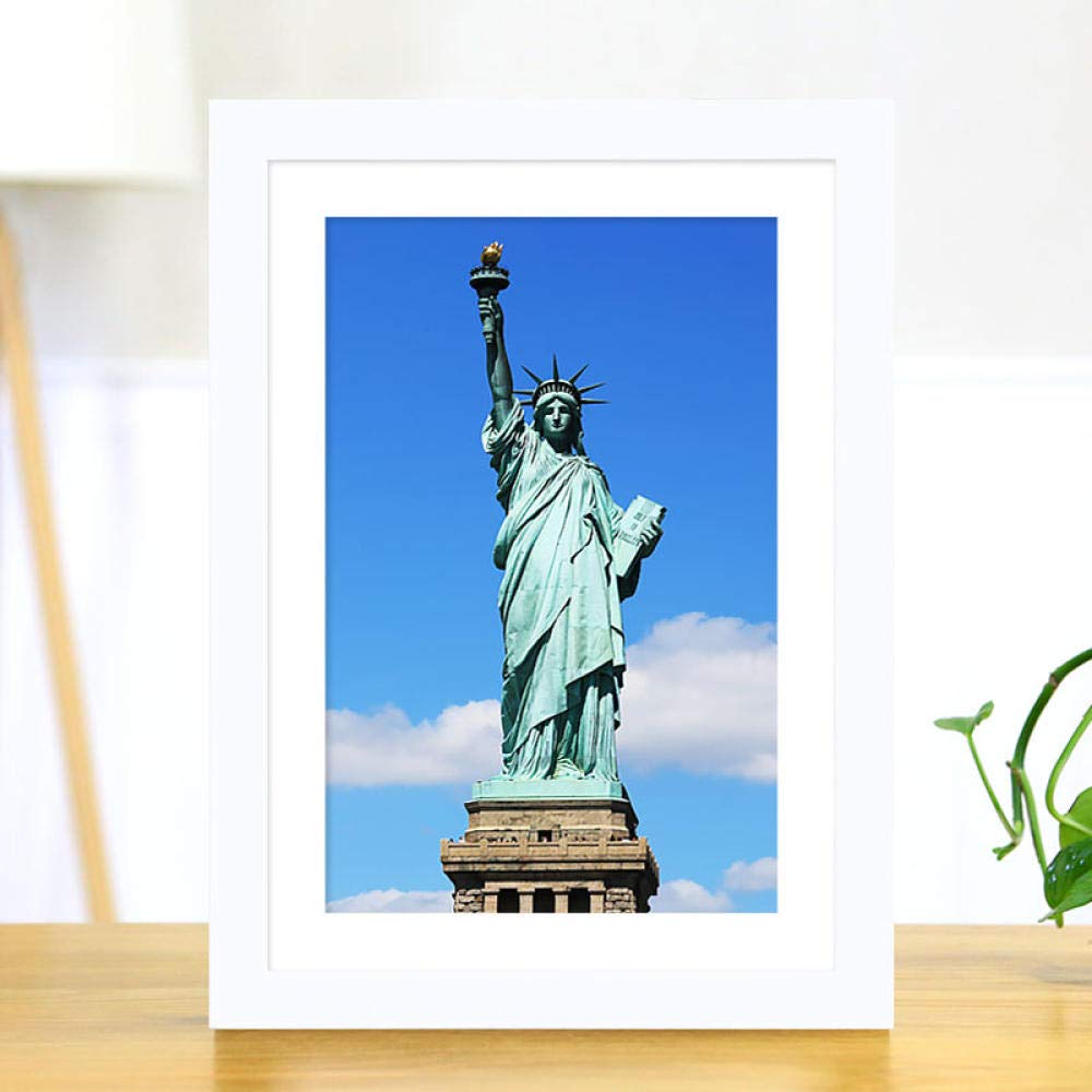 Fotorahmen Modern Wohnkultur Massivholz Weiße Wand 25,5X35,5cm