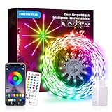 feuerwerk disneyland paris silvester Einzigartige Feuerwerkslichtform: Feuerwerkslichtform, 11x0,5m, 1x1,5m RGB-Lichtstreifen, sehr geeignet zum Dekorieren von Schlafzimmer, Wohnzimmer, Zimmer, Wanddekoration