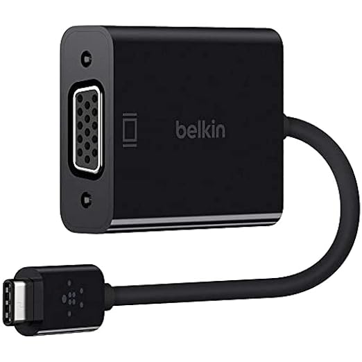 Belkin USBC to VGA Adapter Black Amazon.in Computers & Accessories