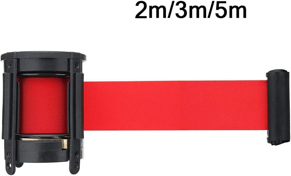 Barrera de cinta retráctil magnética ELzEy de acero inoxidable de 3m 2
