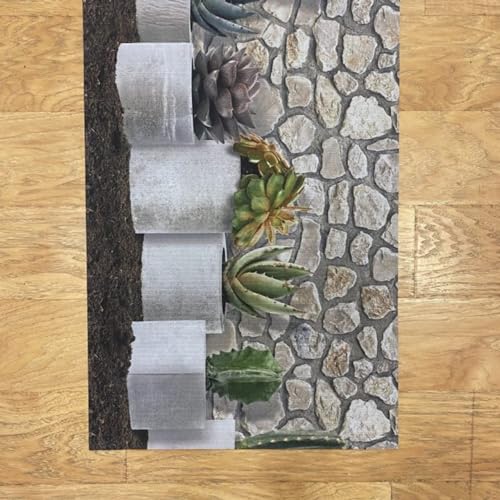 Alfombra pasillo antideslizante para evitar resbalones y proteger el suelo con vinilo PVC 5