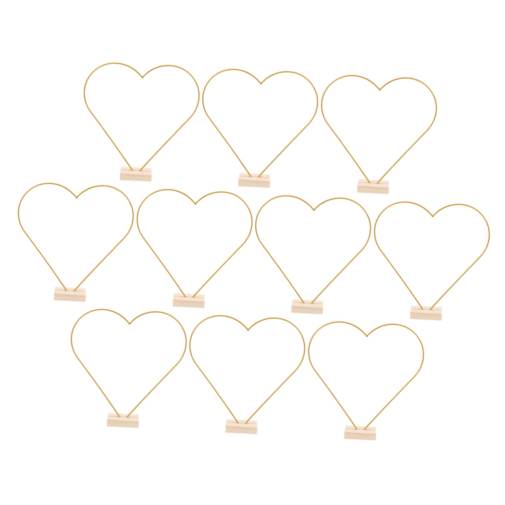 ULDIGI Metal Floral Hoop DIY Kit 10pcs Set Wedding Table Centerpieces Decorations