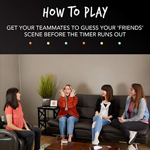 Trivia Friends TV Show Act or Draw Juego de Mesa miniatura 5