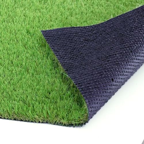 Tapete de césped artificial de alta calidad de 2 x 3,5 m, tapete de césped sintético para jardín, patio, balcón, patio, césped y decoración de terraza, solución realista de suelo verde para exteriores