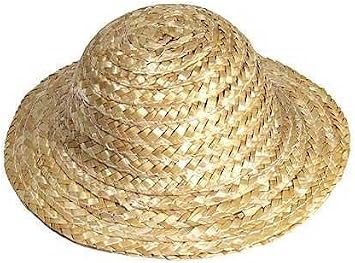 CalCastle Craft 1 Pc Straw Hat Many SizesMiniature to Large Brim to Brim 4"