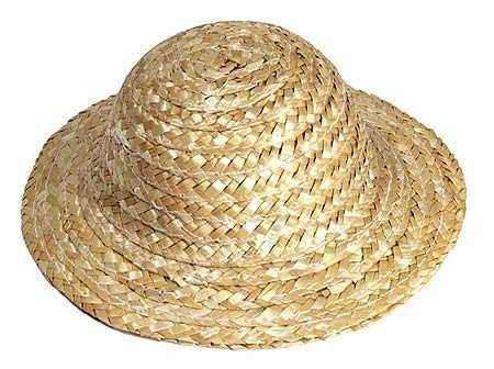 CalCastle Craft 1 Pc Straw Hat Many SizesMiniature to Large Brim to Brim (4