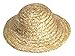 Package of Miniature 12 Straw Doll Hats 4" Overall Diameter and 2" Opening Diameter