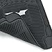 Superhero Car Floor Mats, Officailly Licensed Warner Bros DC Comics, All Weather Interior Auto Protection, Heavy Duty Rubber Liners for Car Truck Van SUV