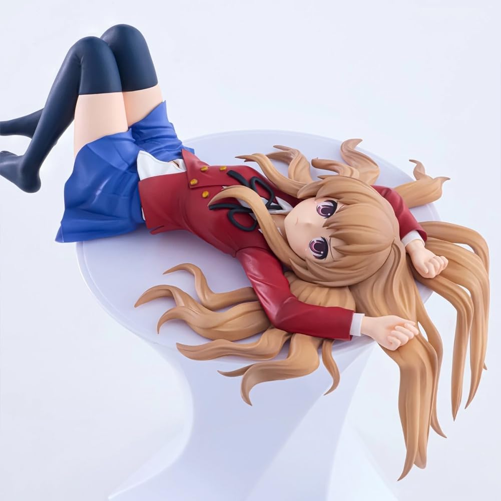 AisakaTaiga Figura Anime Girls Serie 14 cm Estatua AisakaTaiga | Modelo de PVC, figura de anime de estilo uniforme, figuras de pintura original, coleccionable hecho a mano