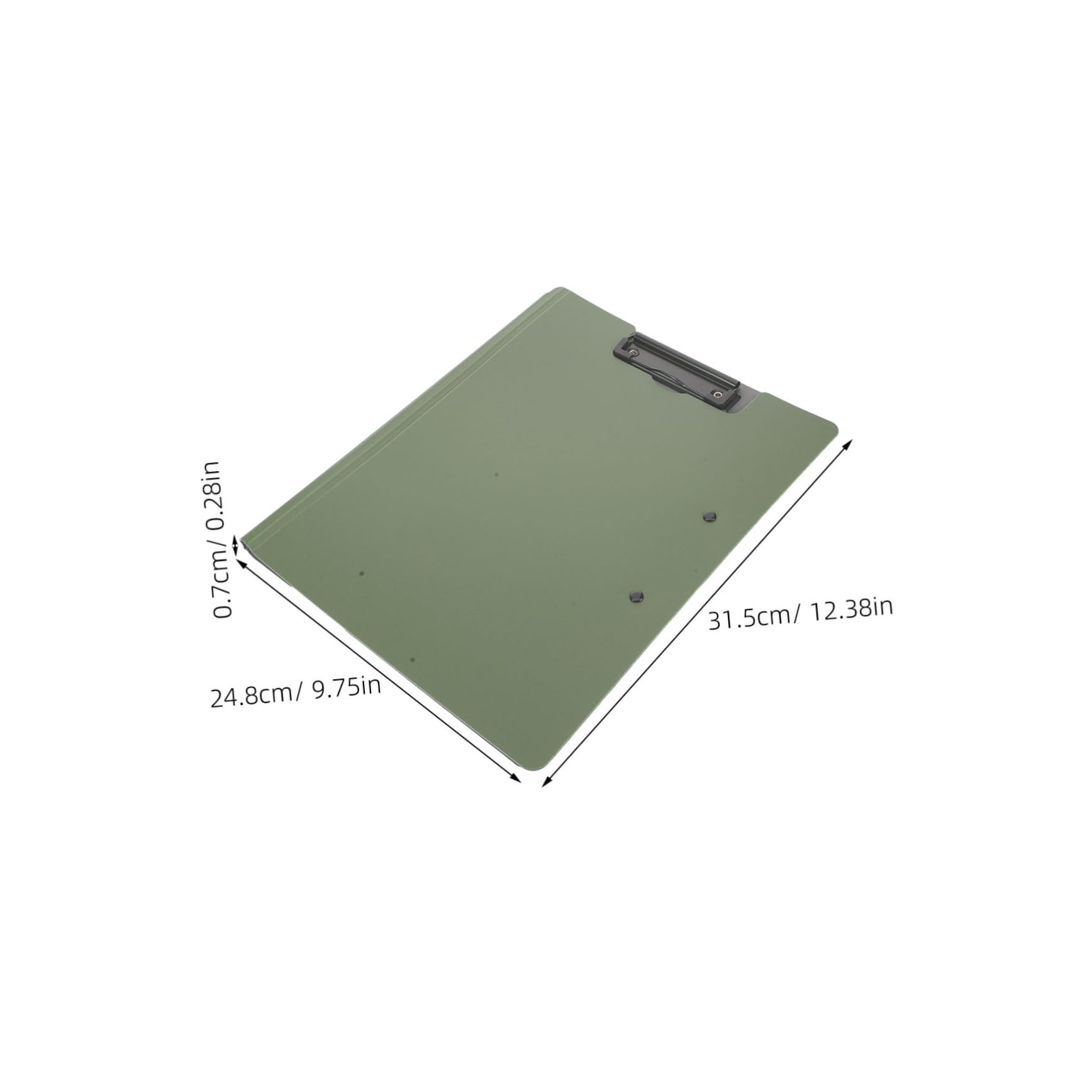 Porte-documents à Pince A4 Pliable 6 Pièces en Plastique