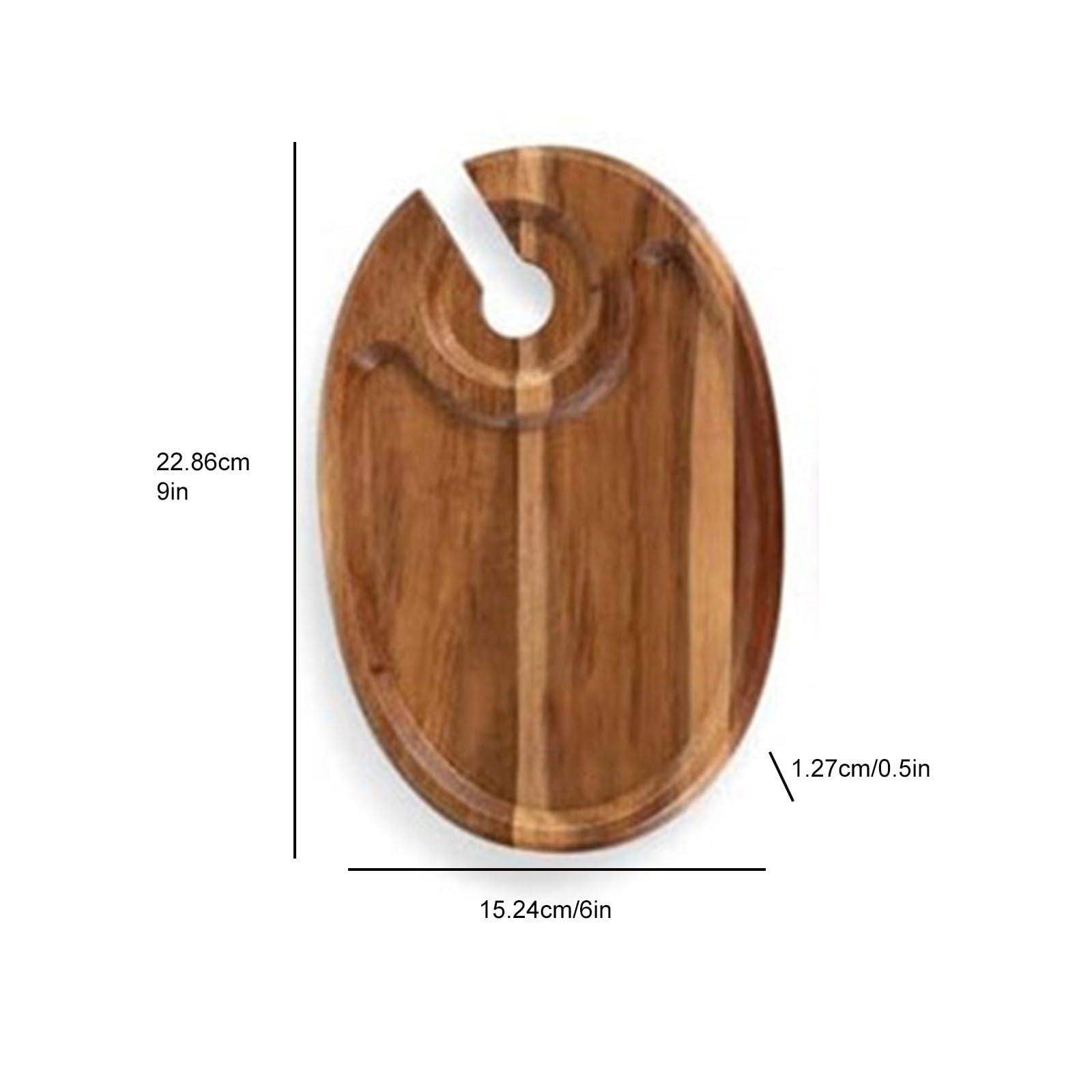 Tagliere Ovale 52x14cm In Legno Multistrato Con Piedini Sushi Salumi Formaggi 82968820