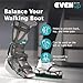 EVENup - Shoe Lift for Walking Boot I Adult Size Medium I Shoe Balancer for Use with Fracture Boots or Leg Length Discrepancy I 3 Adjustable Heights for Gait Improvement I Shoe Leveler, Shoe Riser