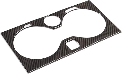 Miniatura 5 de YIWANG Estilo de fibra de carbono ABS consola central del coche titular de la taza decoración marco ajuste para BMW X5 G05 2019 2020 Auto Accesorios
