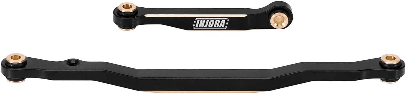 INJORA Black Brass Steering Links Set for 1/18 HPI Venture18 Upgrade