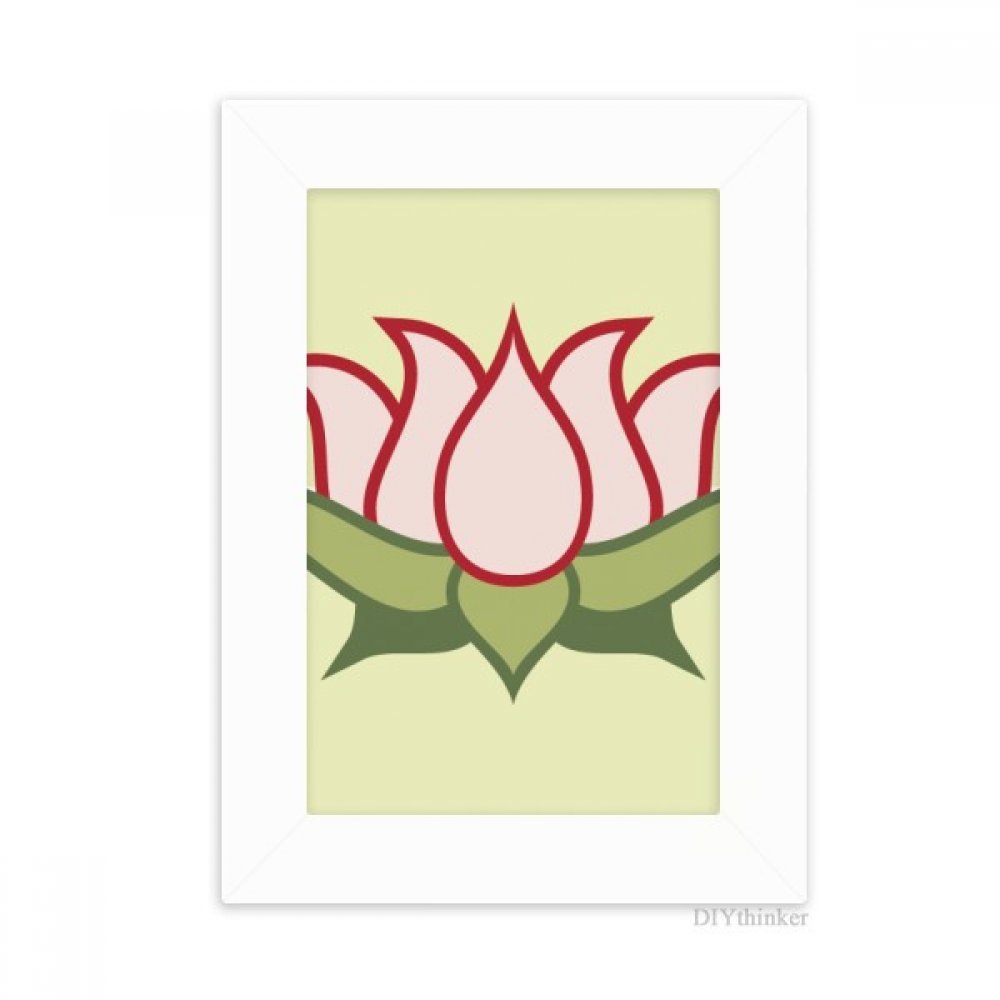Cadre photo lotus pour rompre la monotonie du bureau avec un art multicolore