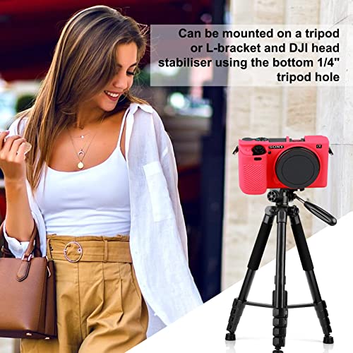 Funda de silicona suave para Sony Alpha A6000 en color rosa miniatura 6