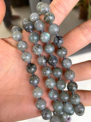 "Labradorite Mala Beads Necklace" - Image 2