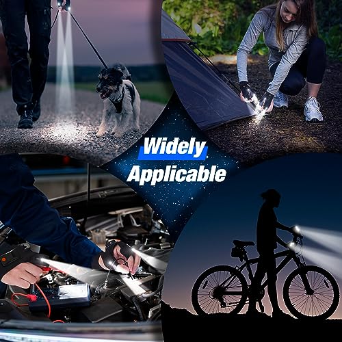 Image of PARIGO LED Flashlight Gloves Gifts for Men Women Christmas Stocking Stuffers for Men Husband Boyfriend Fathers Dad Who Have Everything, Waterproof Lighted Glove Fishing Gift for Birthday Cool Gadgets