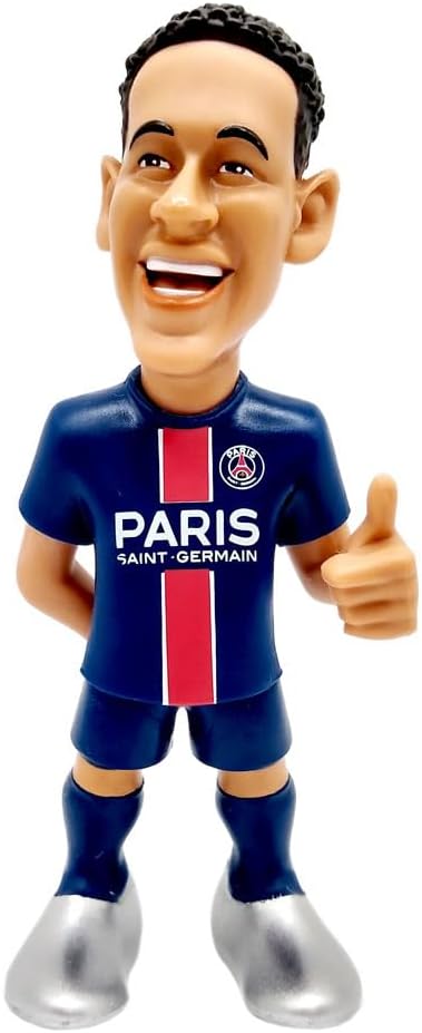 MINIX COLLECTIBLE FIGURINES – Neymar Jr, Official PSG, Sports Collectable 12 cm Figurine, Unique Soccer Gift for All Ages, Football Stars