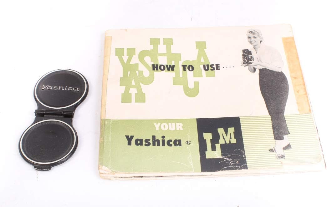 Yashica LM Camera W/Built in Working Meter, 120MM Film Camera W/Box & Manual : Electronics