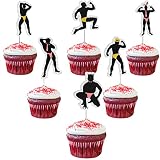 Male Dancers Strippers Beefcake Cupcake Toppers - Bachelorette Cupcake Toppers - Hen Party Birthday