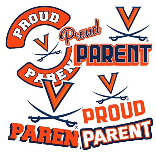 Desert Cactus University of Virginia Sticker Cavaliers UVA Vinyl Decal Laptop Water Bottle Car Scrapbook (Proud Parent Sheet)