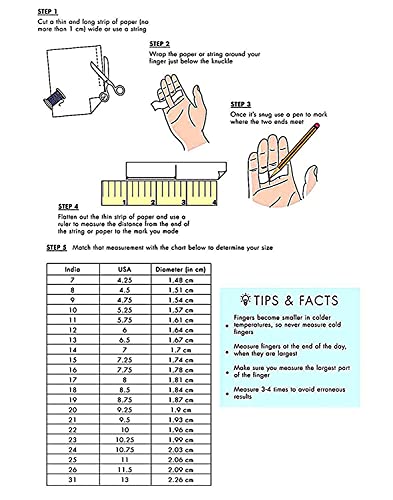 Karatcart Platinum Plated Silver Crystal Elegant Couple Adjustable Ring Gift for Men and Women - Image 7