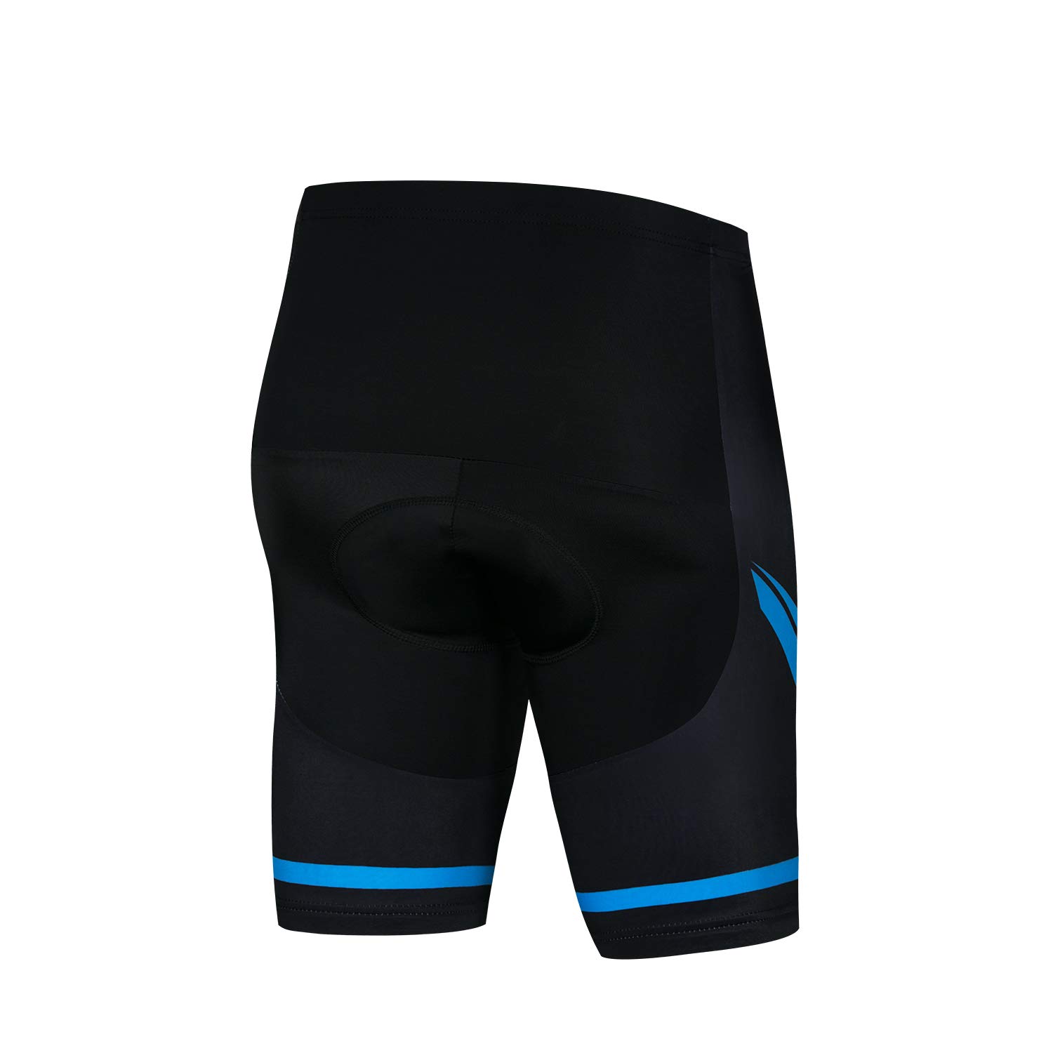 HimyBB Cycling Men Shorts for Cycling with 3D Padded Women Bike Shorts Tight Stripe Blue