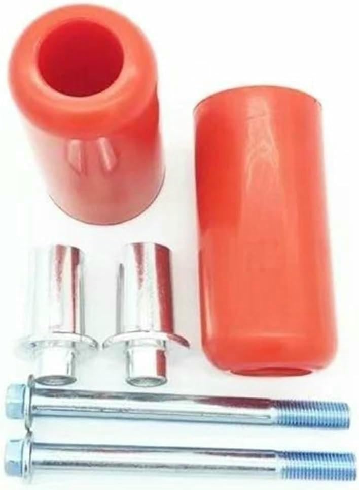 Protections cadre universelles pour motos scooters vélos rouge