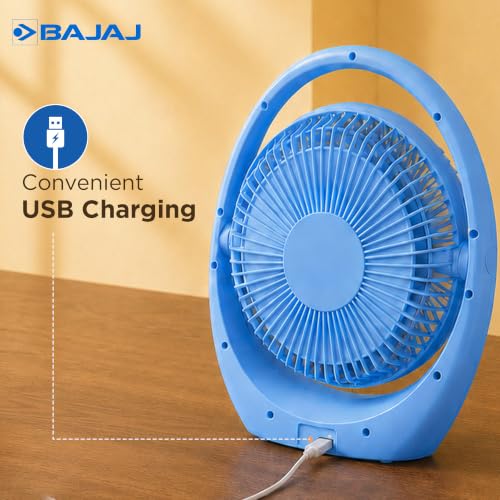 Bajaj Pygmy Go 178MM Mini Fan Blue - Image 5