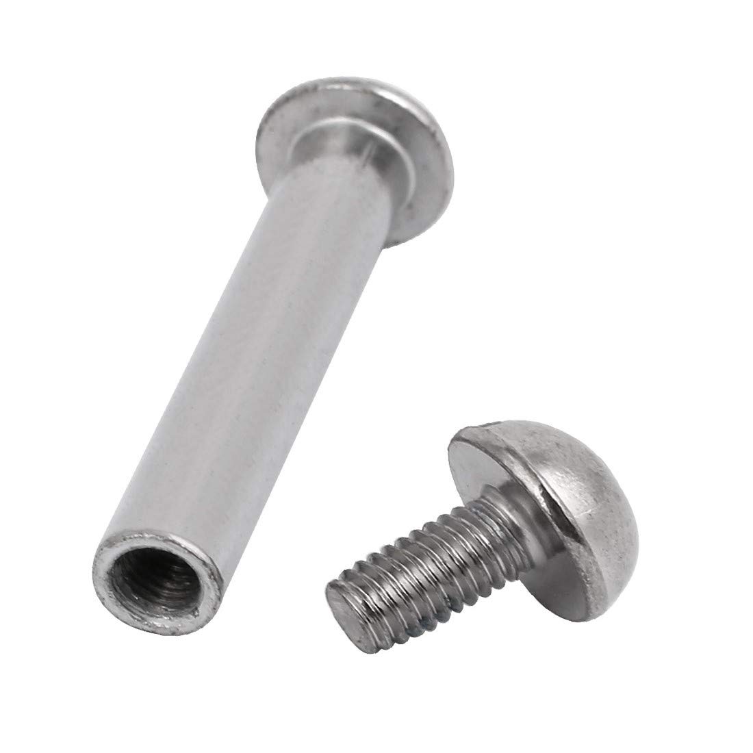 New Lon0167 58mm unter Kopflänge Kohlenstoffstahl Chicago Screw Post 10pcs(58mm Under Head Length Carbon Steel Chicago Screw Post 10pcs