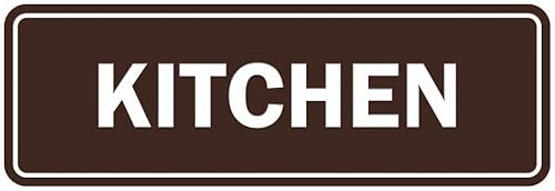 Miniatura 27 de Signs ByLITA Letrero de cocina estándar (plata cepillada) - Grande Brushed Silver,Negro y dorado,Azul / Patchwork,Oro cepillado,Marrón