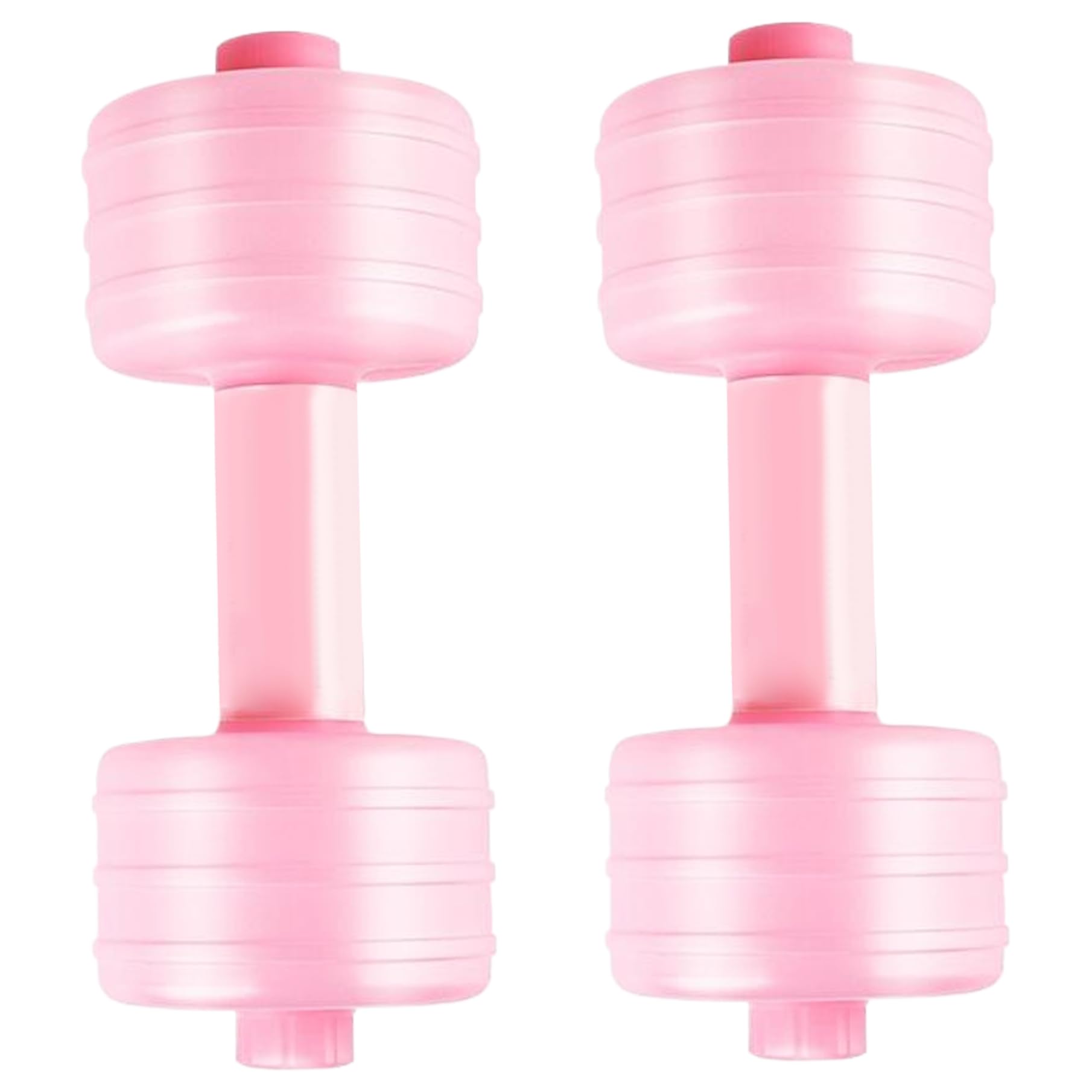 Ligeinsrk 2Pcs Water Dumbbells, Adjustable Weight Leakproof Water Filled Dumbbells, 10x4 Joint-Friendly Portable Weights for Home Office Gym Pool, Filled