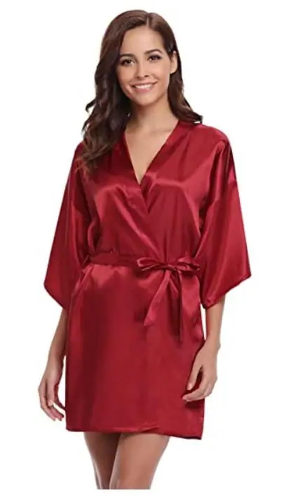 Peignoir kimono en soie pour femme : la robe de chambre luxe en satin