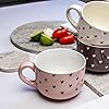 Set of 3 Large Love Heart Mugs 500ml Colourful Assorted Hot Drinks Coffee Cups #3