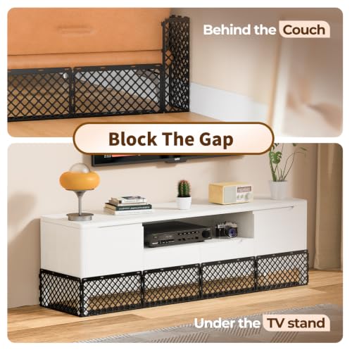 Goovilla Under Couch Blocker for Pets, 12 Pcs with 50 Zips Ties, Black - image 6