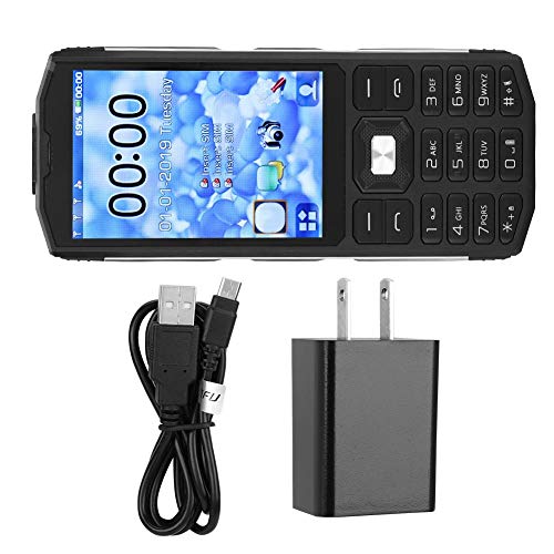 Unlocked Cell Phone, 3.5Inch Tft 64Mb+64Mb Quad Band 4000Mah Cellphone Wireless Fm With Three Sim Slot Mobile Phone #TOP7