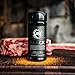 Bearded Butchers Black Blend Seasoning, 5.5 oz Shaker – Coffee & Molasses Flavor for Steaks, Burgers, Brisket, Roasts, Game Meats – Gluten-Free, No MSG, Low Calorie, Rich, Versatile Seasoning